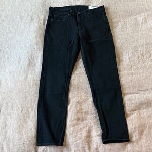 Rag & bone Men's Black Jeans - size 31W 20L
